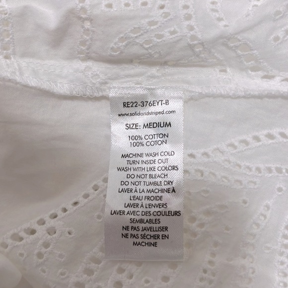 Solid & Striped The Kaftan Maxi Dress Size M White Swim Coverup - Picture 11 of 11